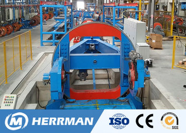 Drum Twister Type HV Cable Armouring Machine 130 Max Cabling OD Energy Efficient