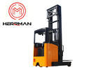 Narrow Channel 48V 1500kg Electric Reach Forklift Stand Type